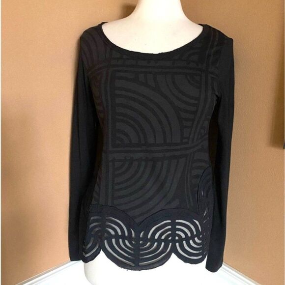Desigual Tops - Desigual x Christian Lacroix Hem Six Top Scallop Hem M